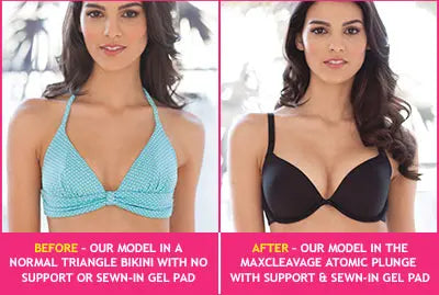 Atomic WOW Liquid Filled Plunge Gel Bra MaxCleavage
