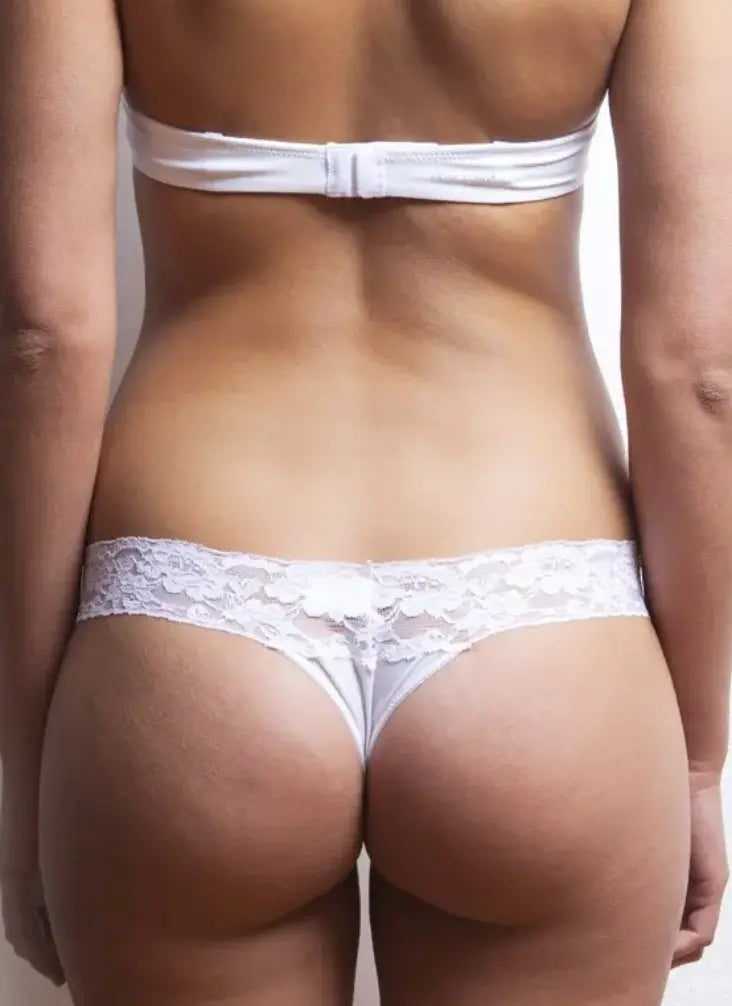 After Eden Lace Trim Thong After Eden