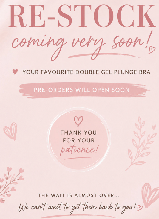 ➡️Read This if YOU are waiting for the Double Gel Plunge Bra.⬅️
