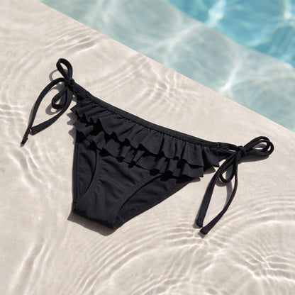 Ruffles Tie-Side Bikini Briefs