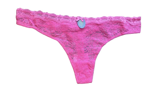 After Eden Lace Thong - Rose Pink