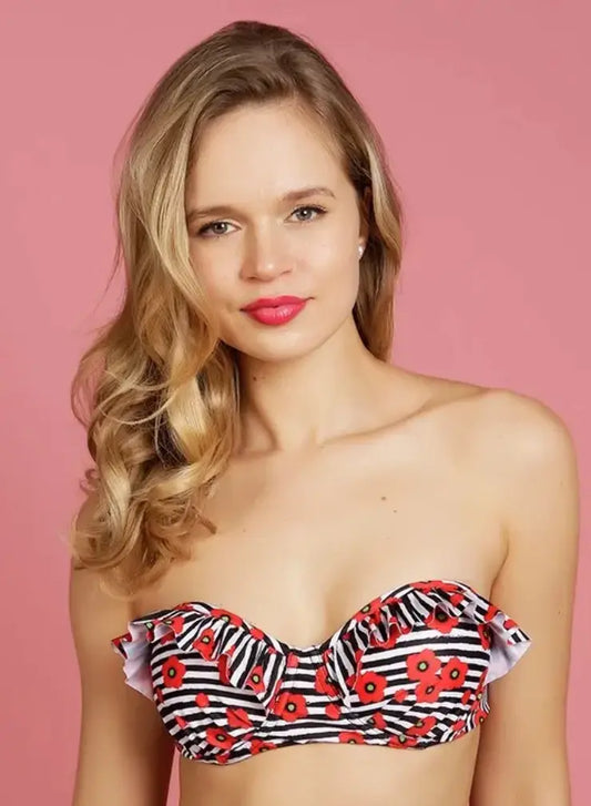 Poppy Strapless Gel Bikini Top