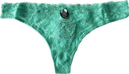 After Eden Pink Lace Thong