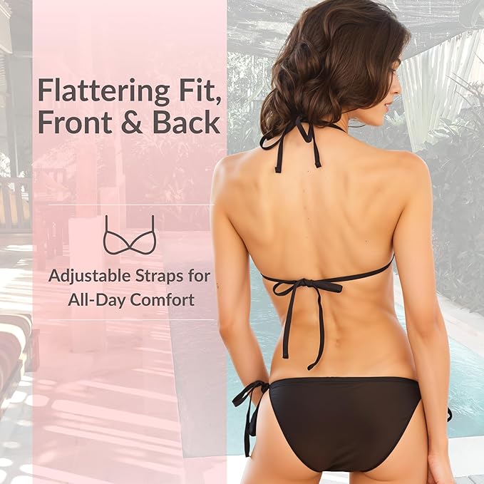 Liquorice Liquid Gel Classic Bikini Set